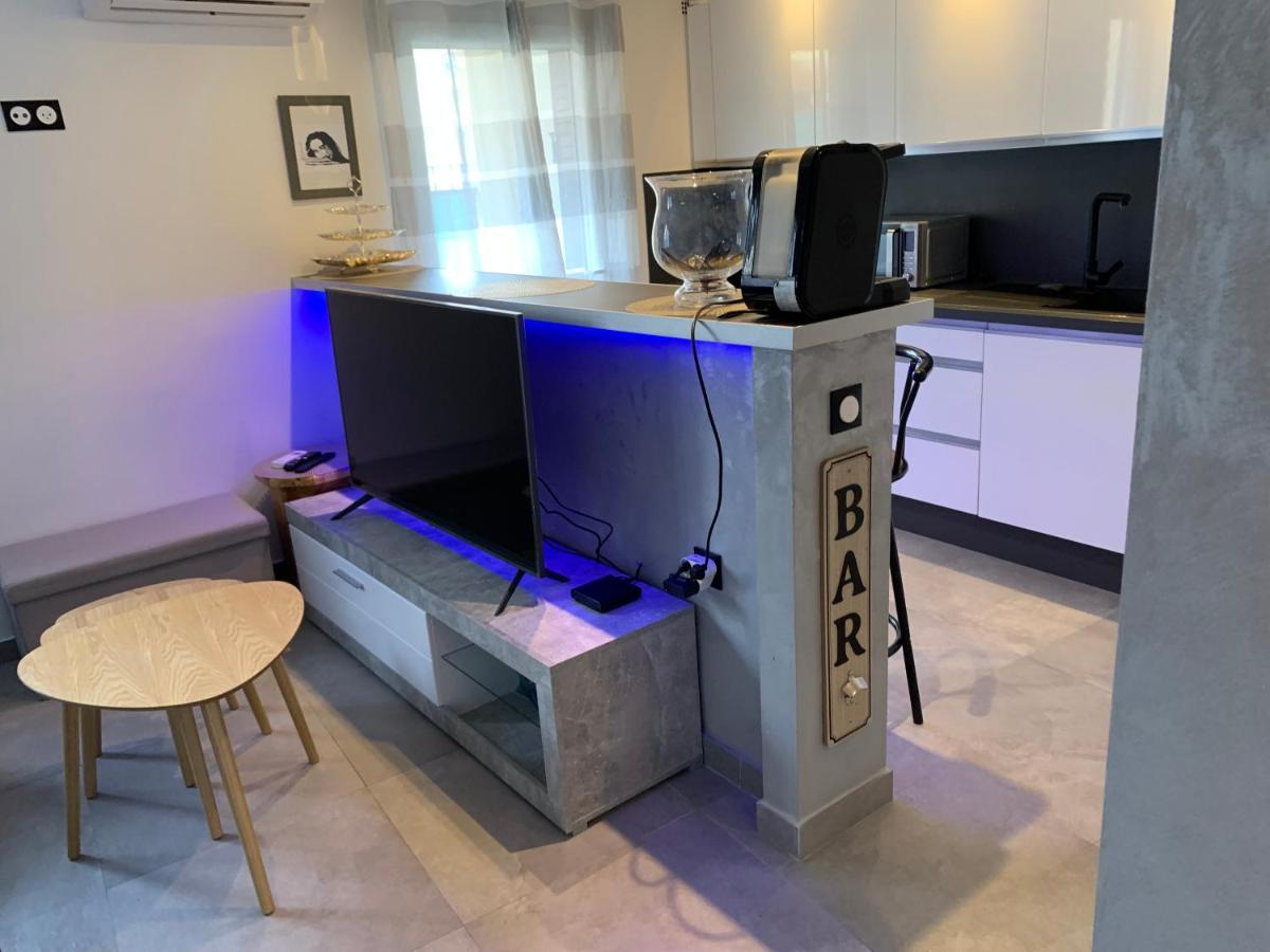 Grand Studio Tres Agreable Avec Bar, Cuisine Et Terrasse Cagnes-sur-Mer Zewnętrze zdjęcie