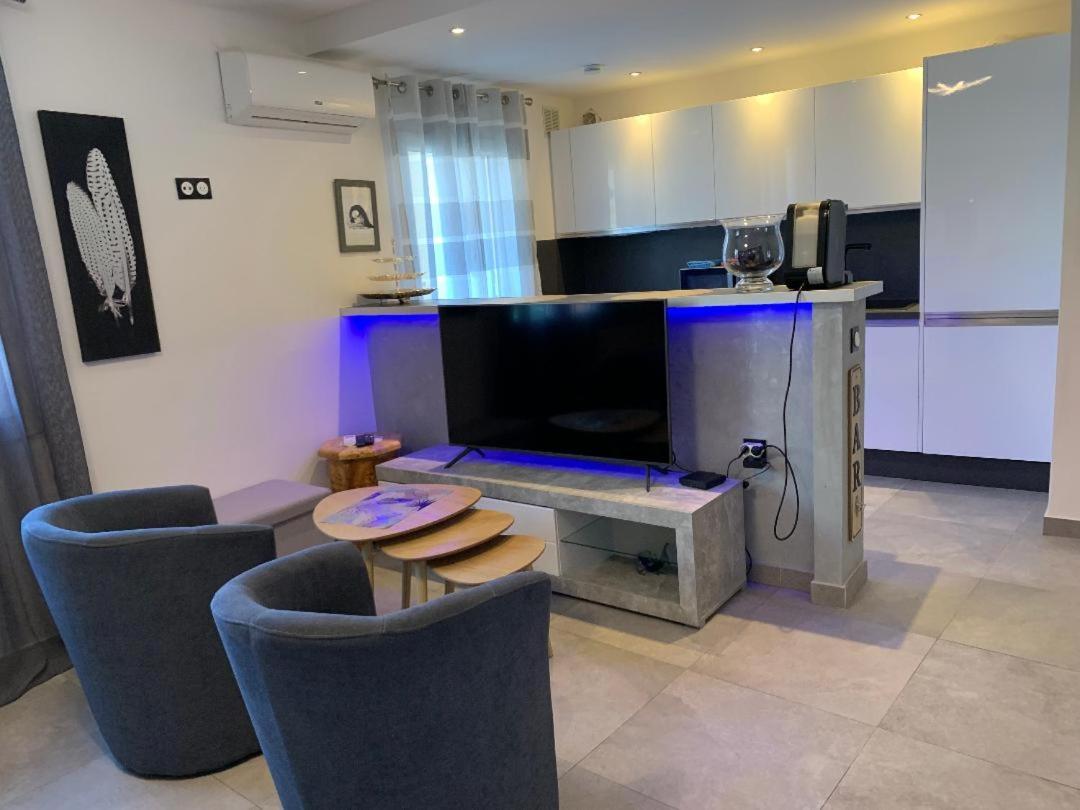 Grand Studio Tres Agreable Avec Bar, Cuisine Et Terrasse Cagnes-sur-Mer Zewnętrze zdjęcie